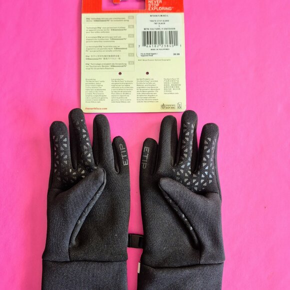 The North Face Size Youth Large Etip Gloves, BNWT - Picture 2 of 3